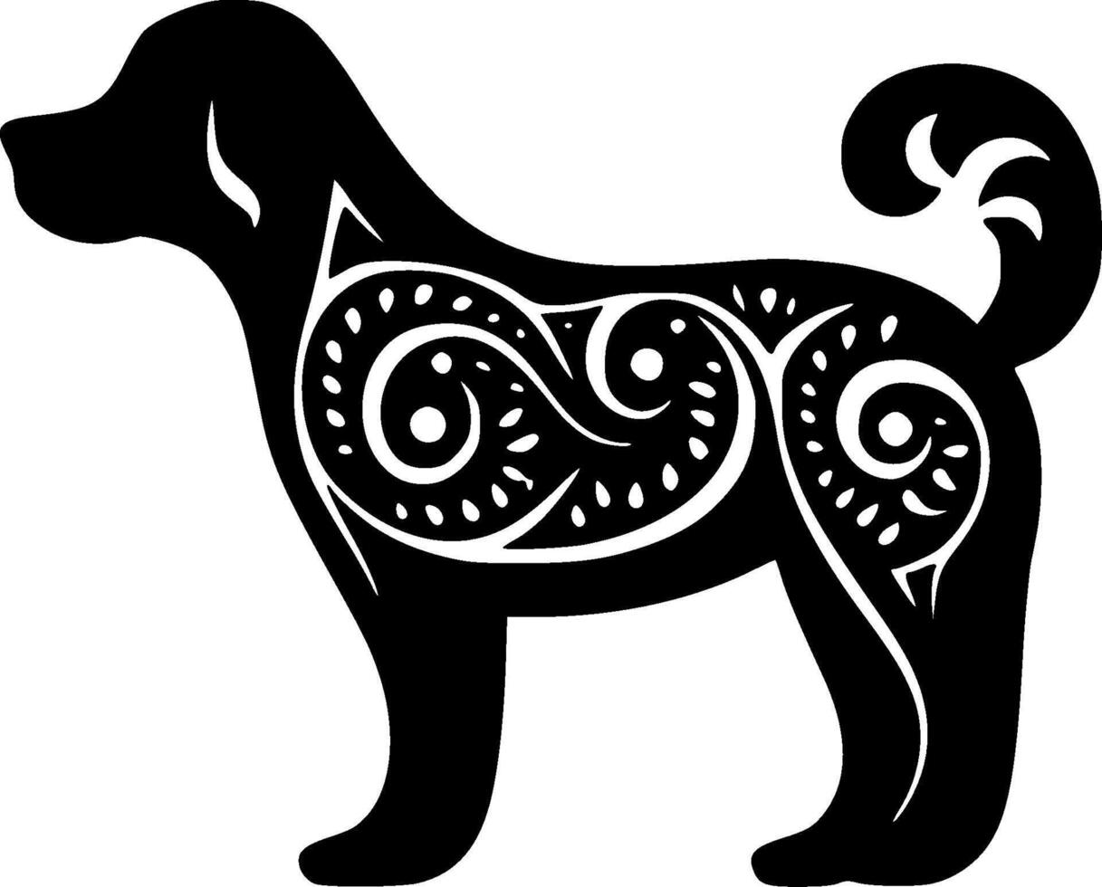 Dog - High Quality Logo - illustration ideal for T-shirt graphic vector