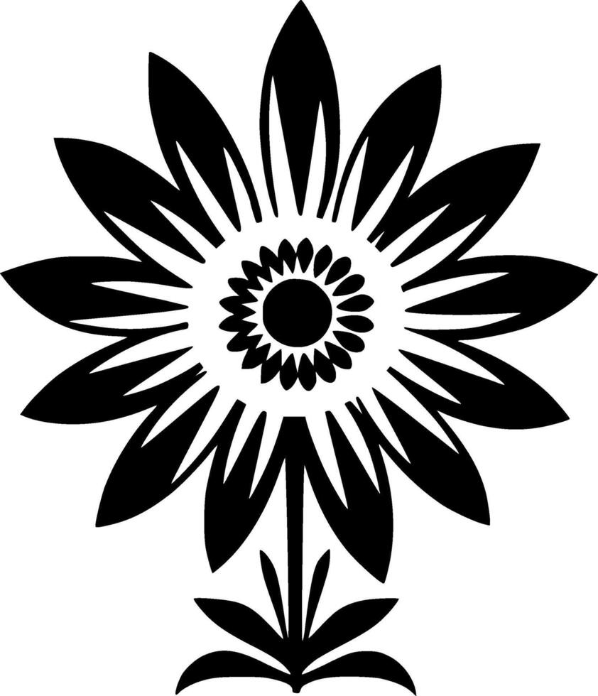 Flower - Minimalist and Flat Logo - illustration vector