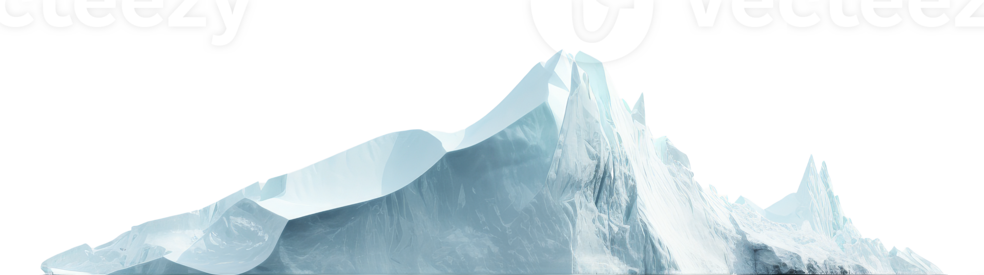 iceberg isolated on transparent background png