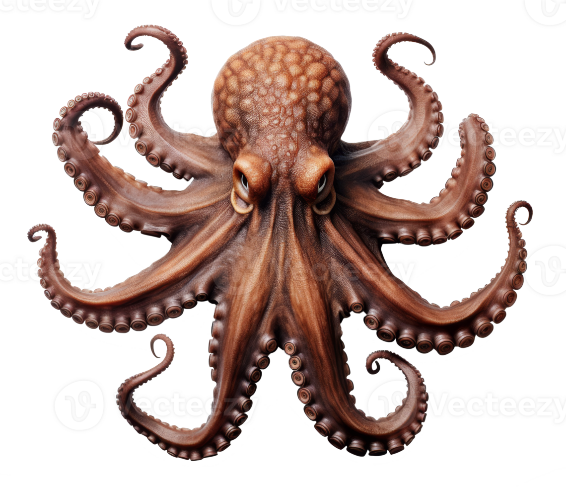 octopus isolated on transparent background png