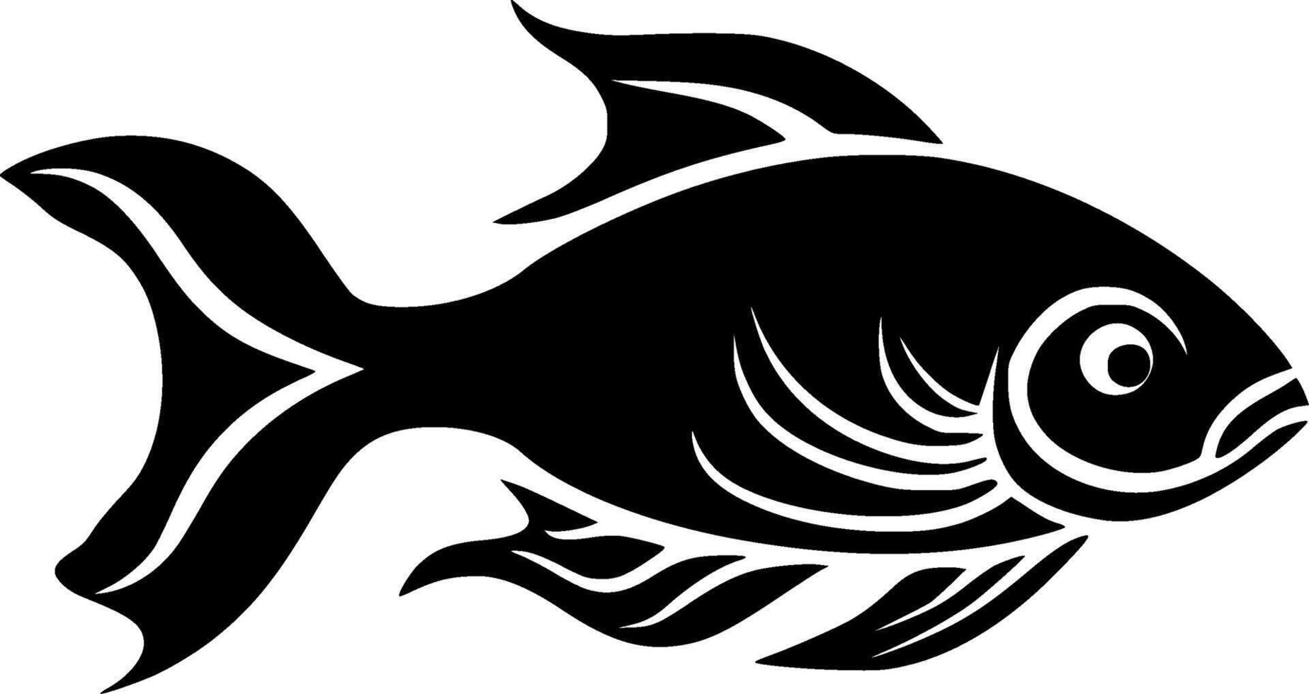 Fish - High Quality Logo - illustration ideal for T-shirt graphic vector