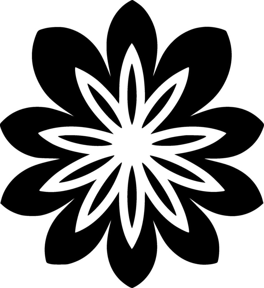 Flower - High Quality Logo - illustration ideal for T-shirt graphic vector