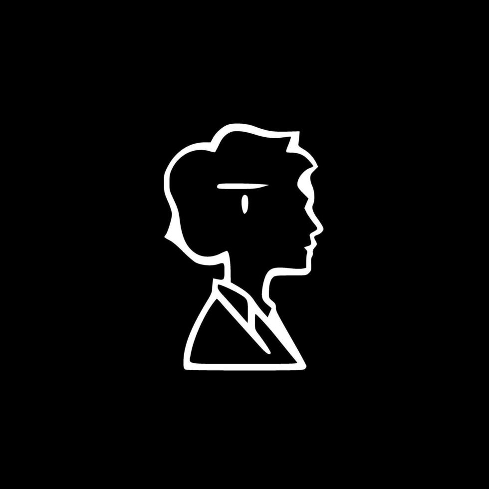 Teacher, Minimalist and Simple Silhouette - illustration vector