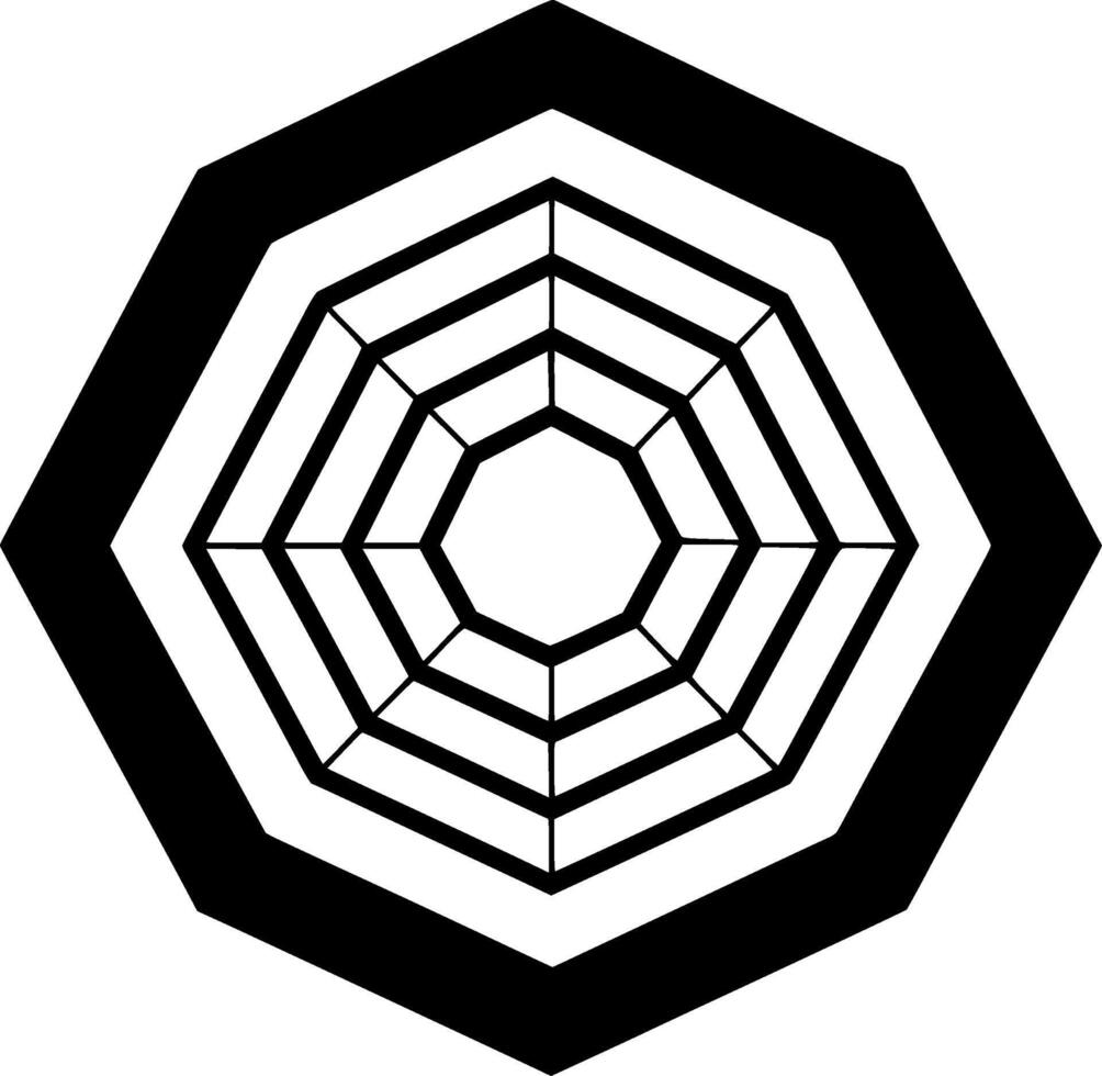 Octagon - High Quality Logo - illustration ideal for T-shirt graphic vector