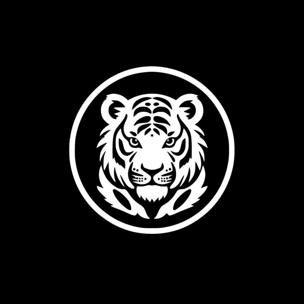 Tiger - Minimalist and Flat Logo - illustration vector