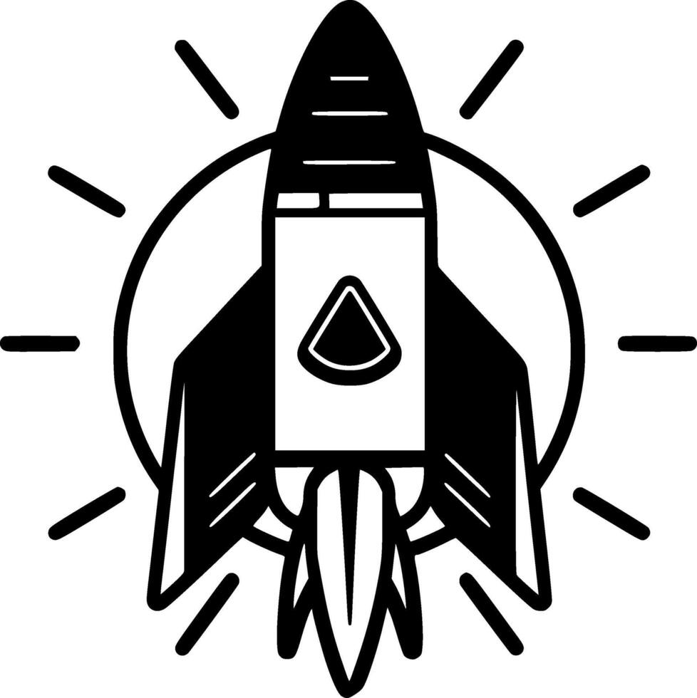 Rocket - High Quality Logo - illustration ideal for T-shirt graphic vector