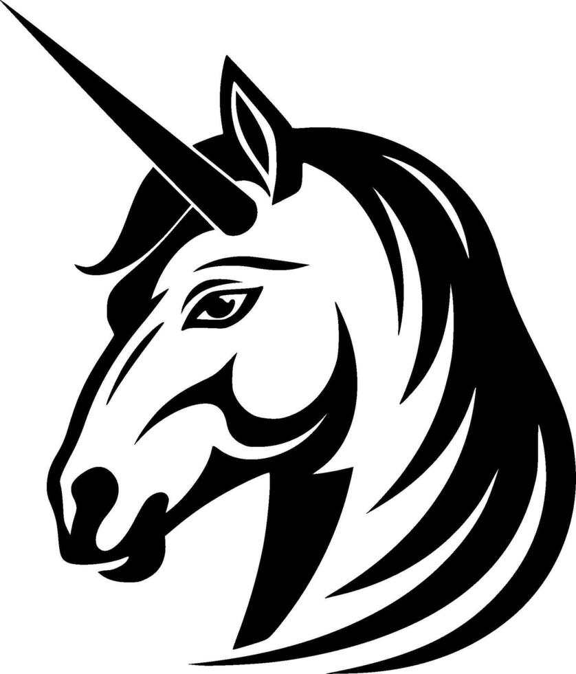 Unicorn - High Quality Logo - illustration ideal for T-shirt graphic vector