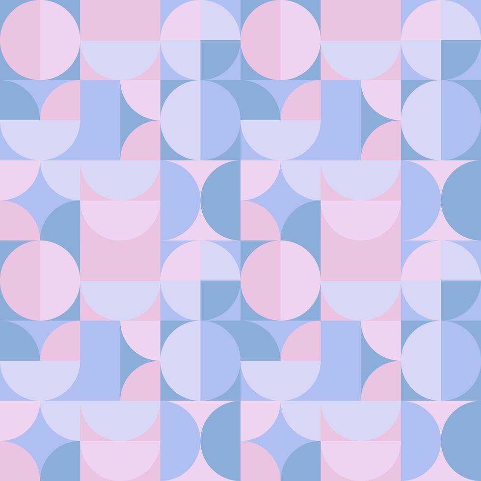 Abstract Scandinavian style. Geometric poster with a simple shape in pastel colors. vector