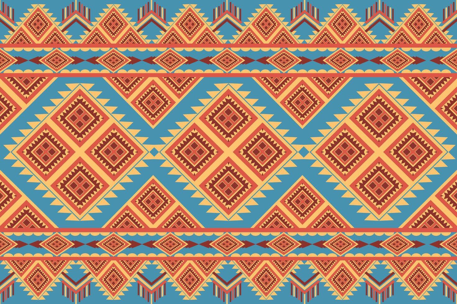 Geometric Ethnic abstract pattern seamless background vector