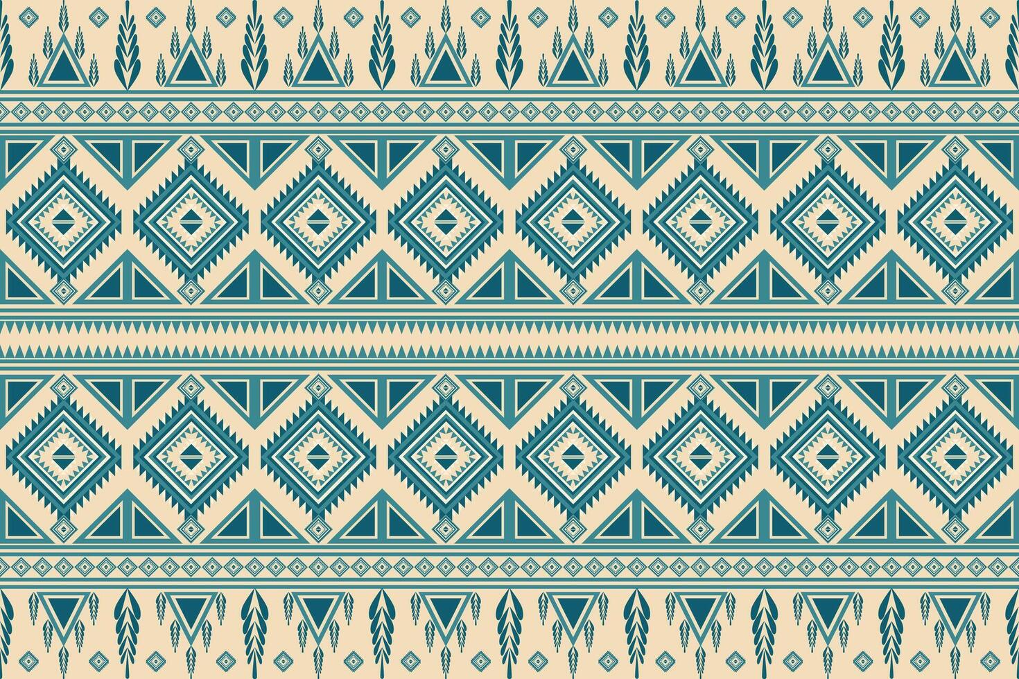 Vintage Ethnic patterns Ikat background embroidery. vector