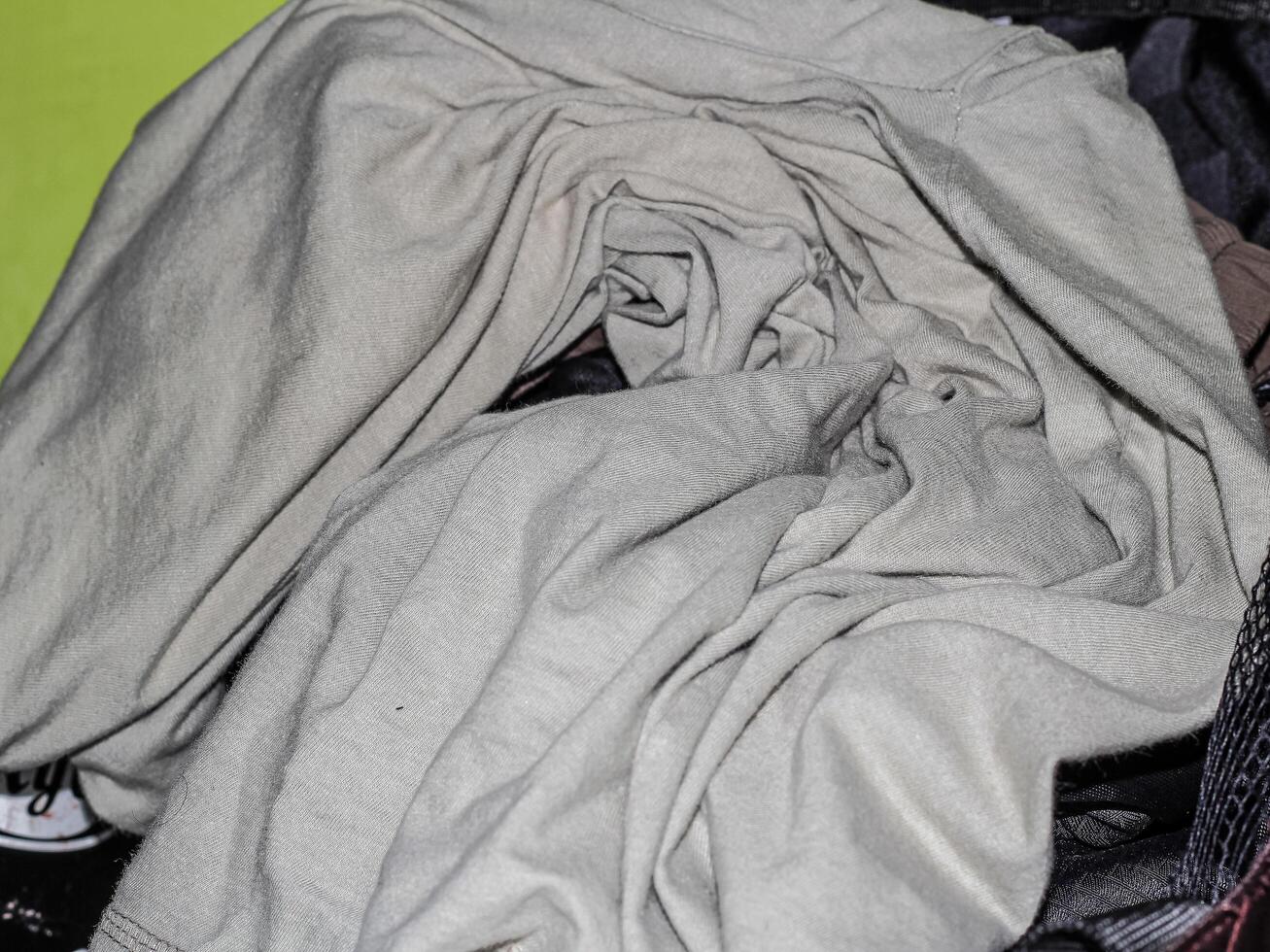 close up of the texture of the piled fabric photo