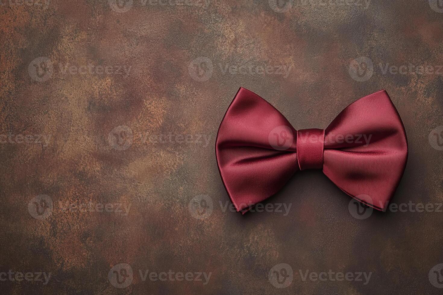 Elegant silk bow tie on a textured background photo