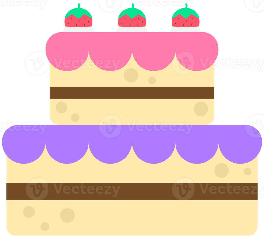 Kids hand drawn Birthday party cute Birthday cake png