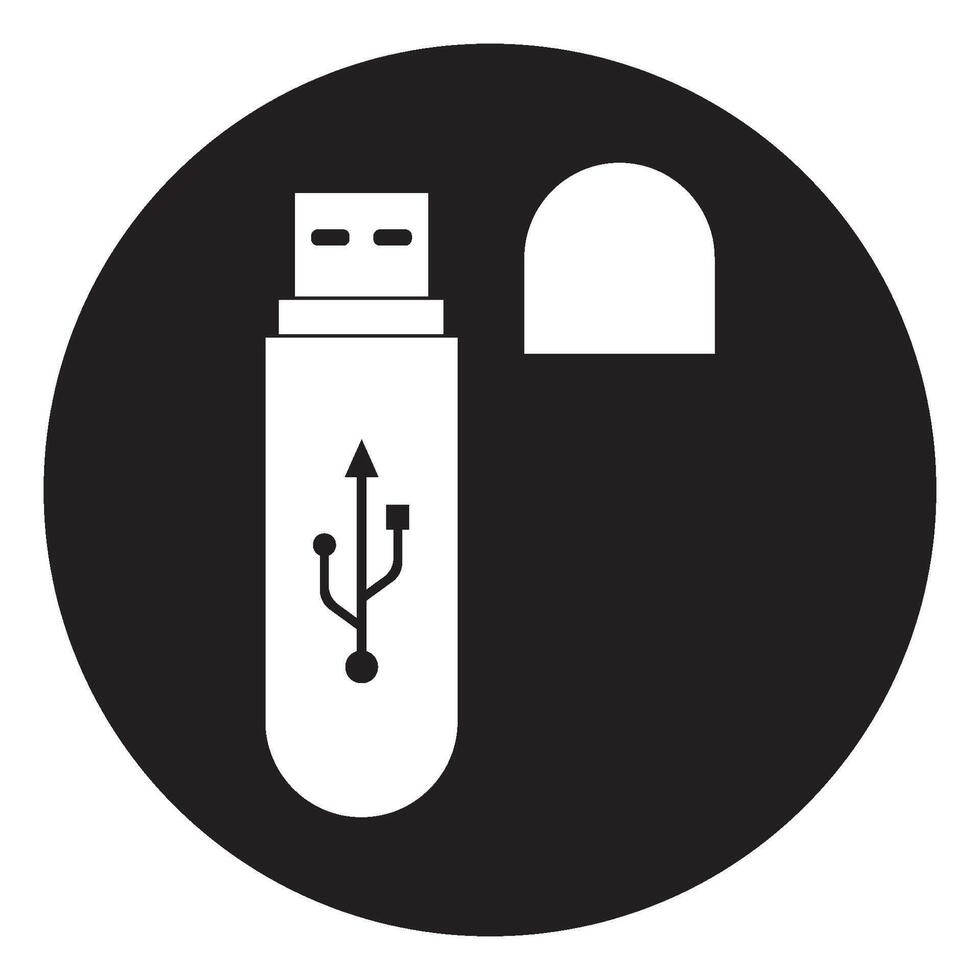 USB data transfer logo design. vector