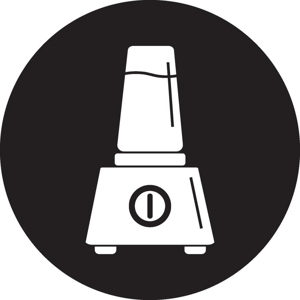 simple icon of blender machine vector