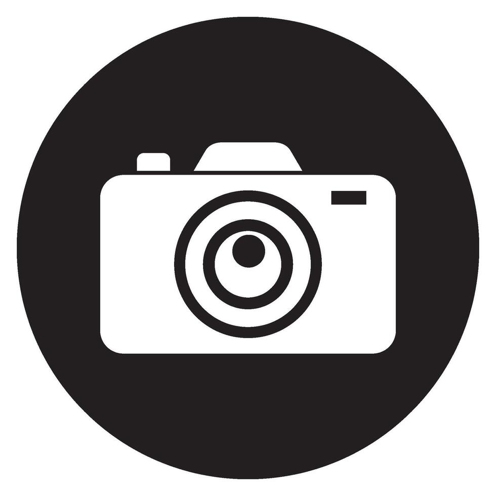 camera icon simple design vector