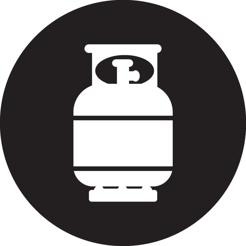 gas cylinder design template vector