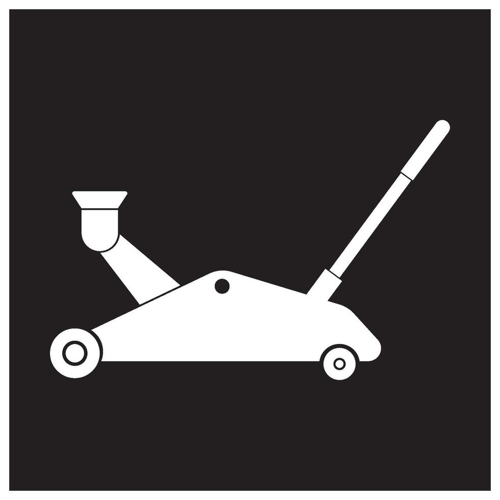car jack logo design vector