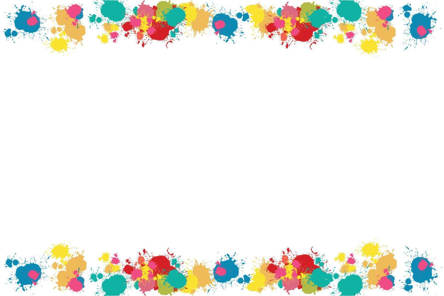 Background with watercolor splashes. Paint stain. Grunge texture colors. Splashes of rainbow paint for your design vector