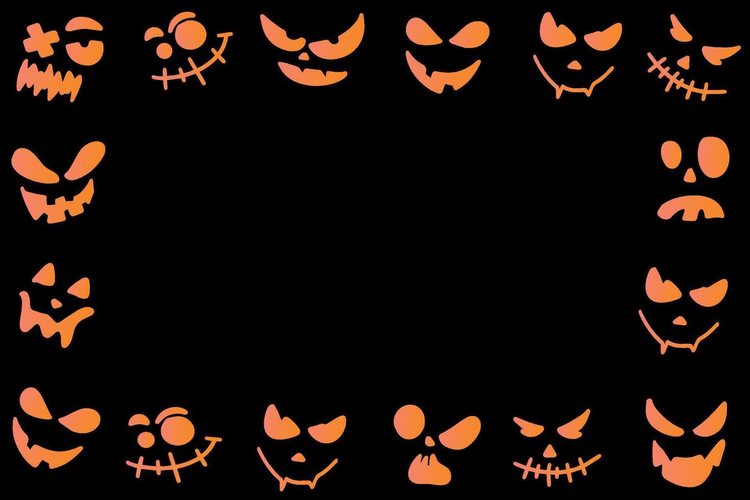 Happy Halloween banner or party invitation background with bats and ghosts . illustration. illustration vector