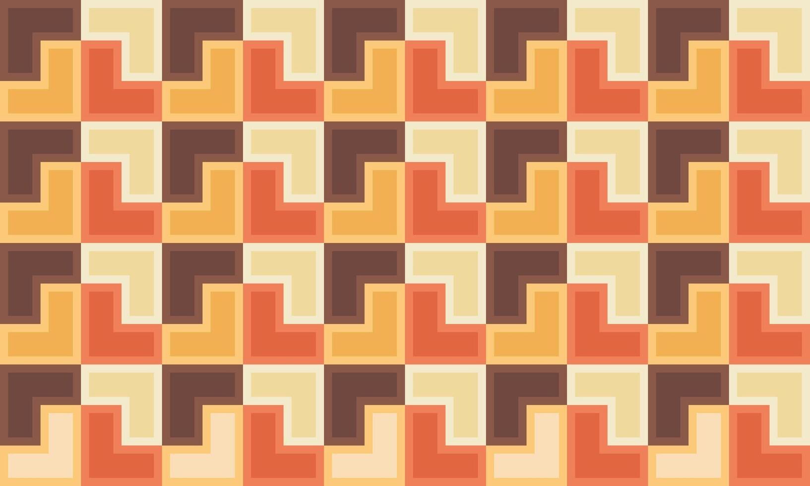 Retro geometric seamless pattern wallpaper background vector