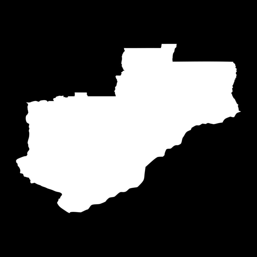 Lunda Norte province map, administrative division of Angola. vector