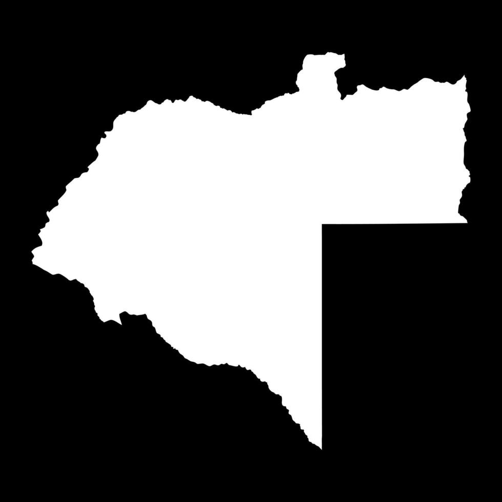 Moxico province map, administrative division of Angola. vector