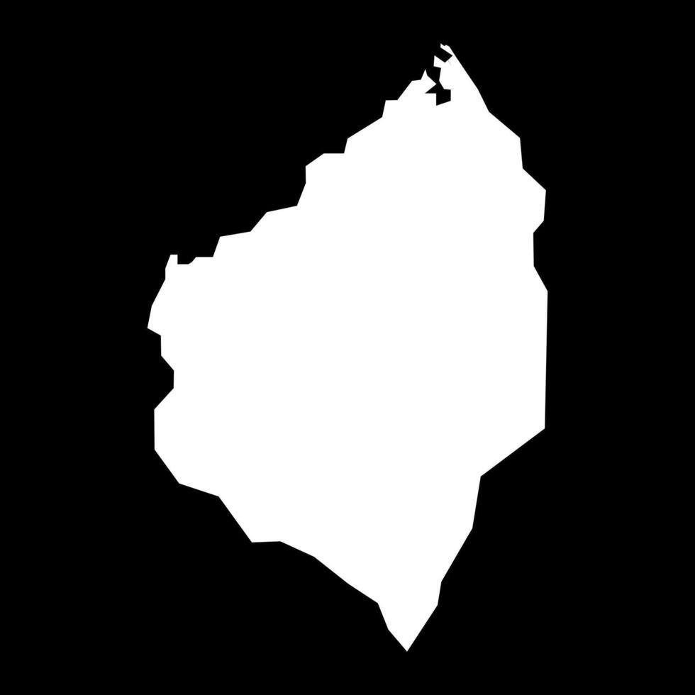 Atlantico department map, administrative division of Colombia. vector