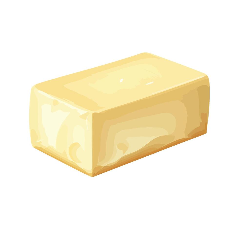 Butter illustration isolated on white background vector