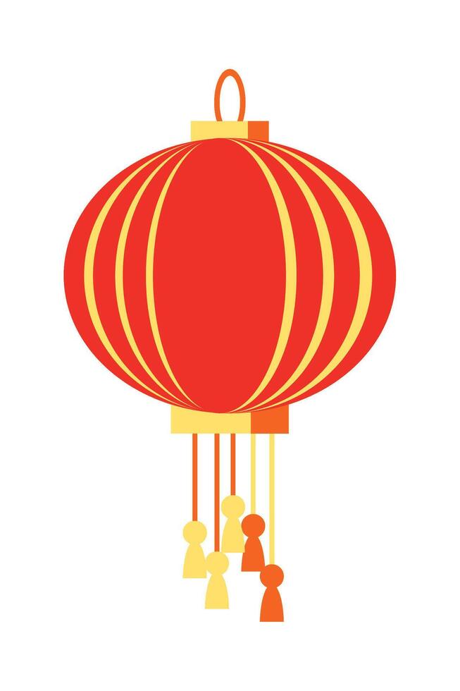Chinese lantern illustration vector