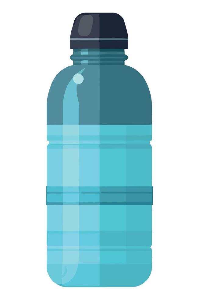 Water bottle illustration vector