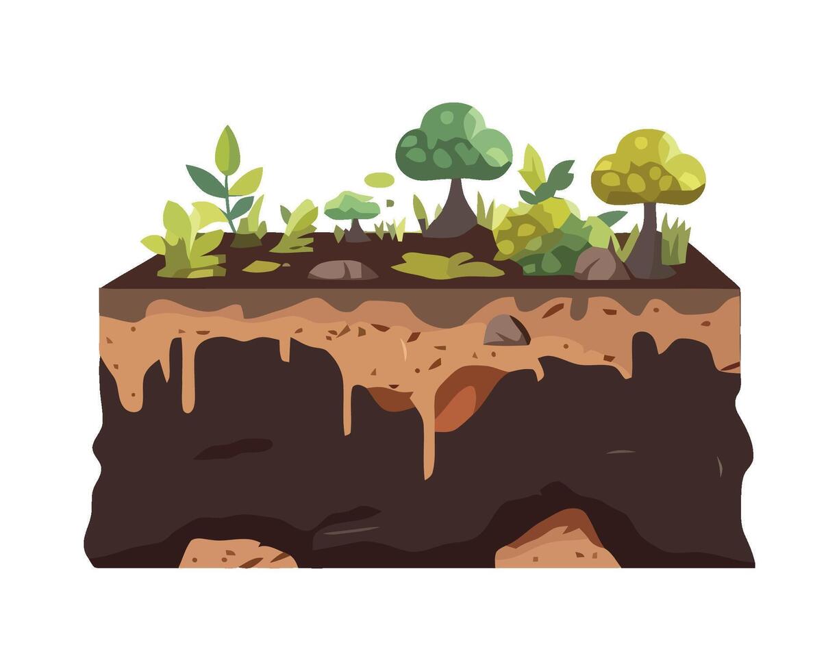Earthquake illustration on white background vector