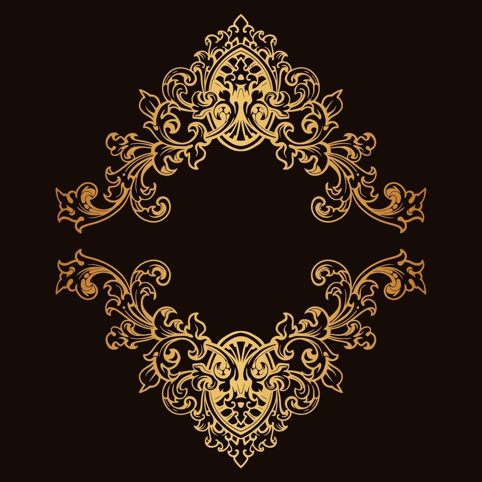 Luxurious Frames Ornamental Border Designs vector