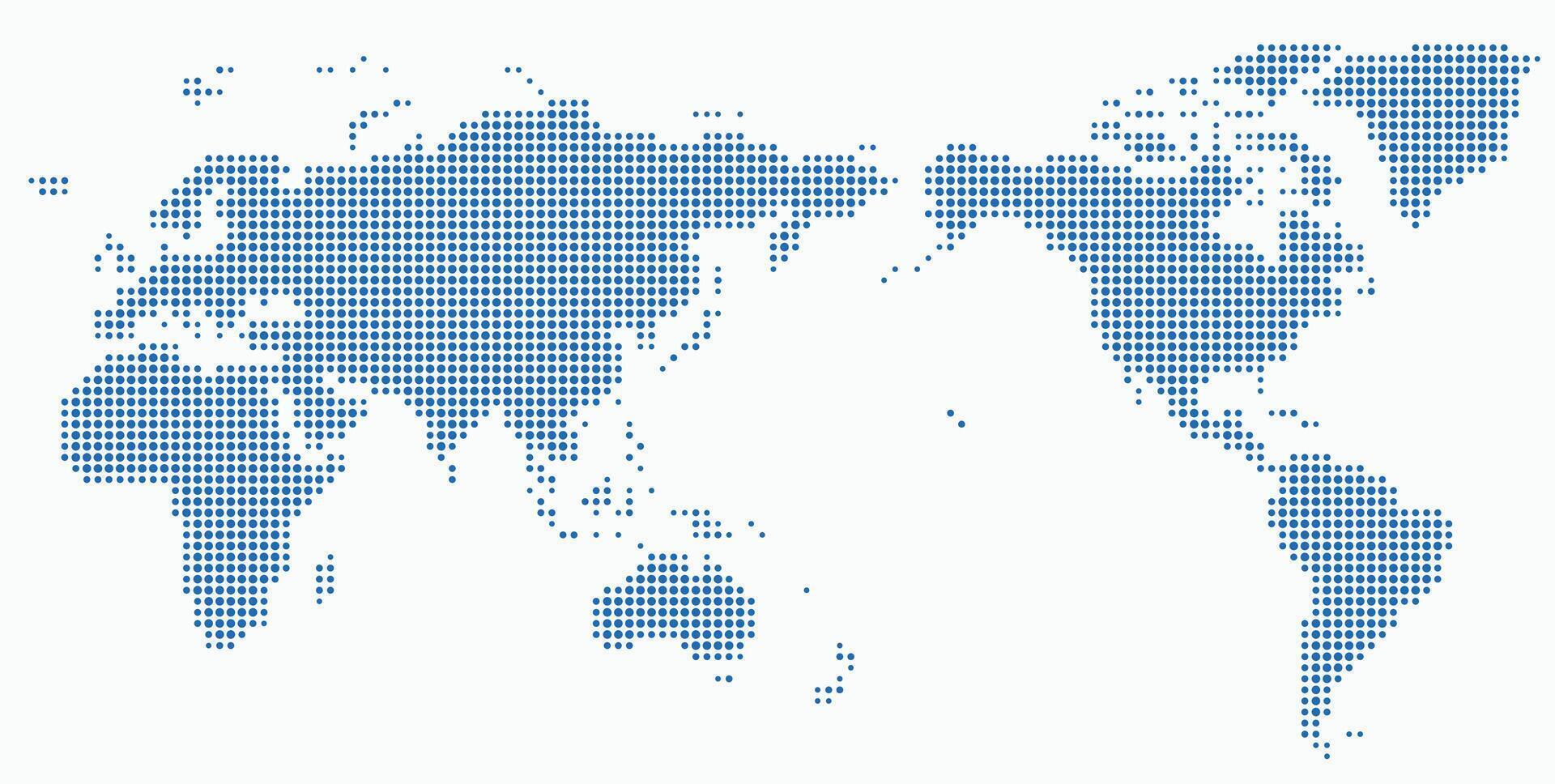 Circle shape world map on white background. vector