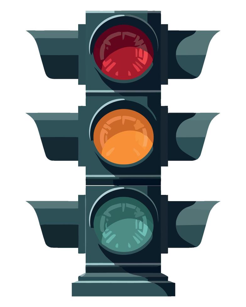 Traffic light illustration vector