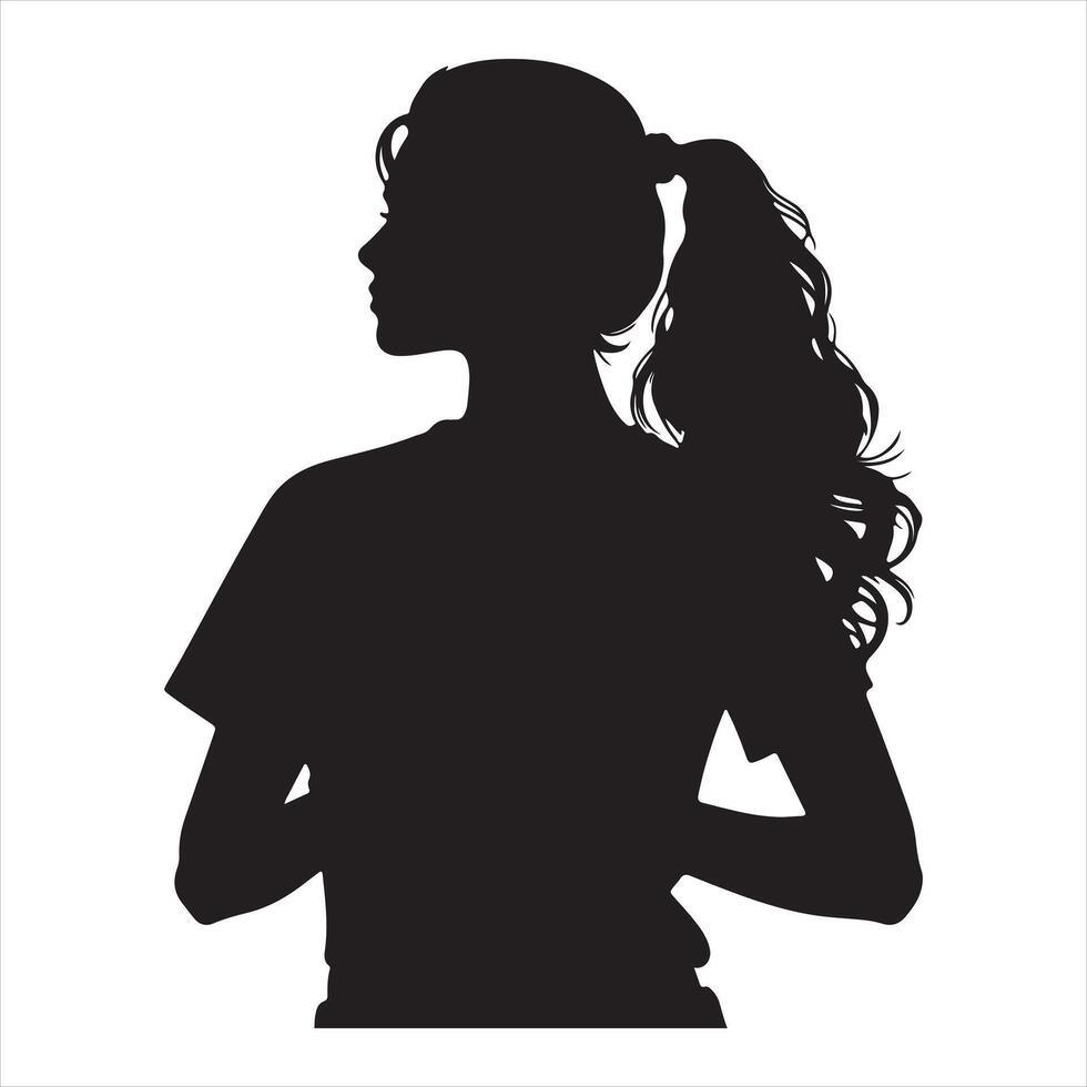 American football players silhouette on white background vector