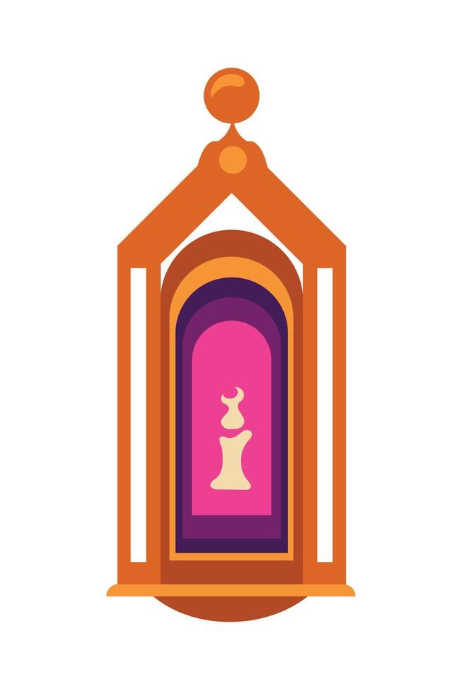 A chess piece in a window with a pink background vector