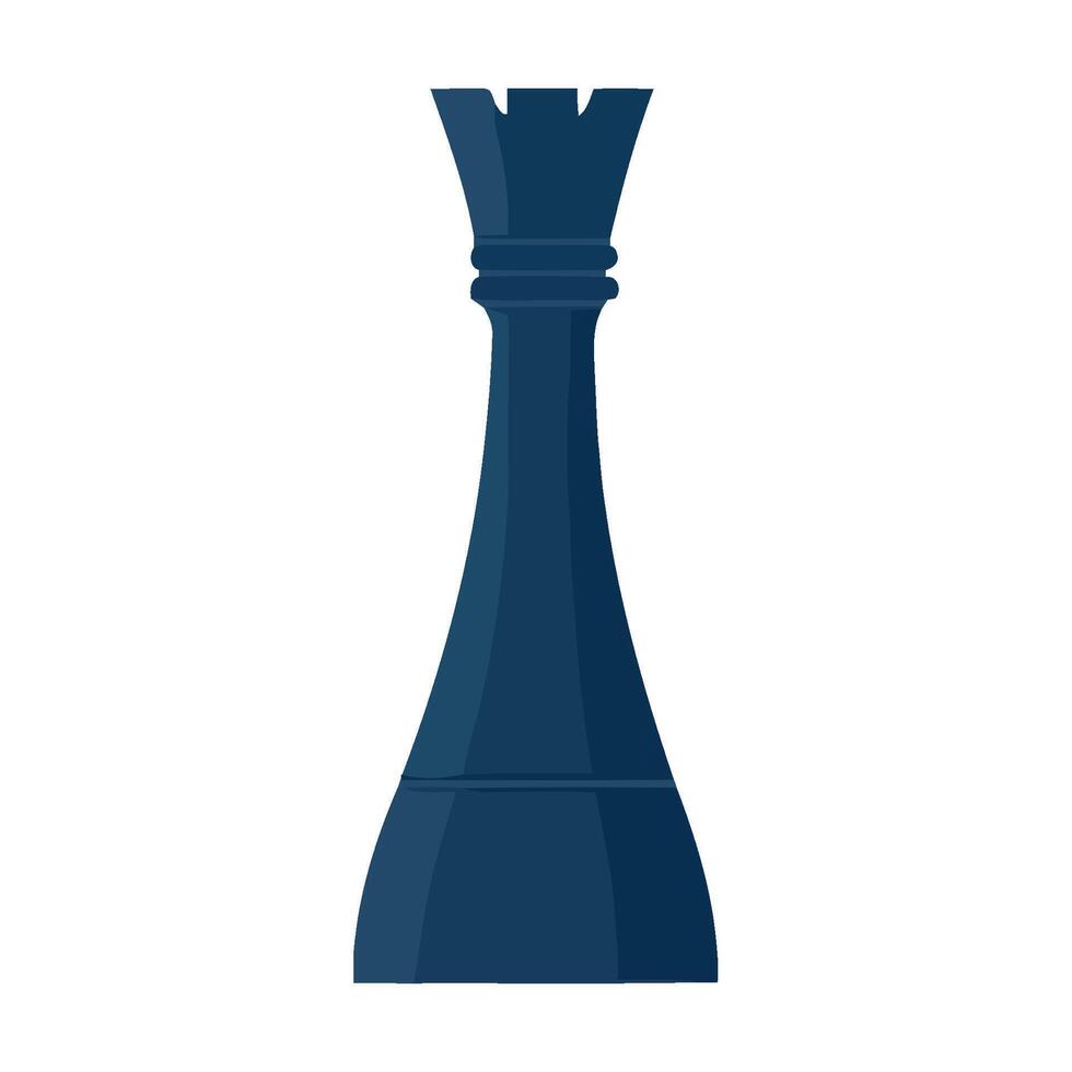 A chess piece on a white background vector