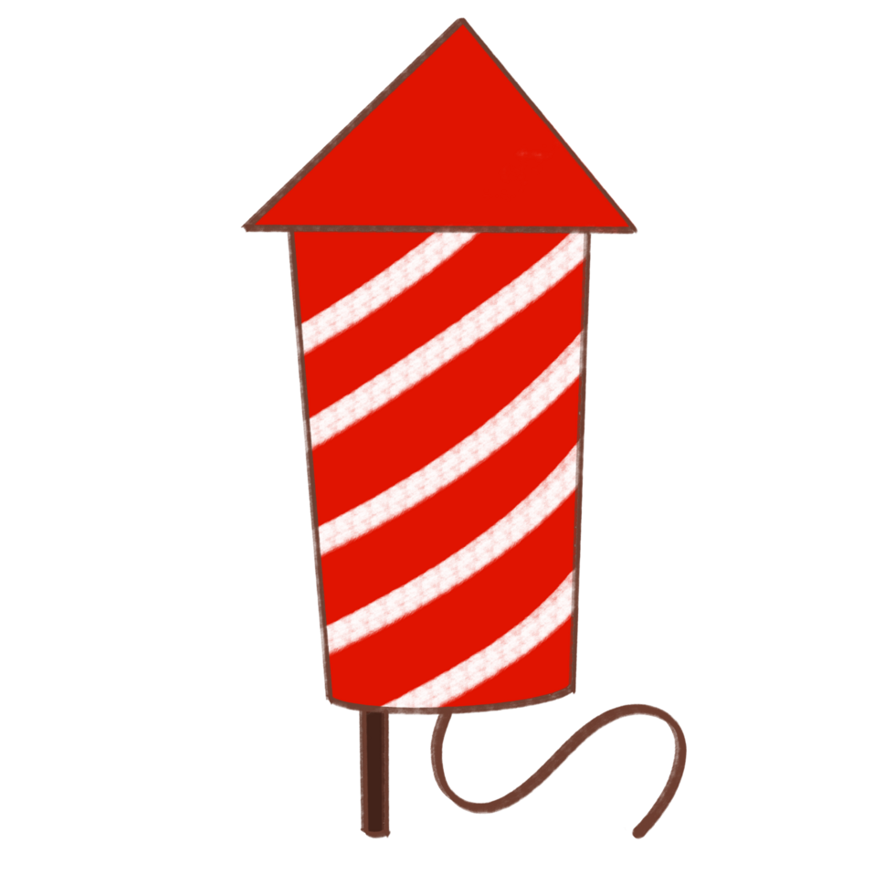 Firework Rocket Independence Day Red White png