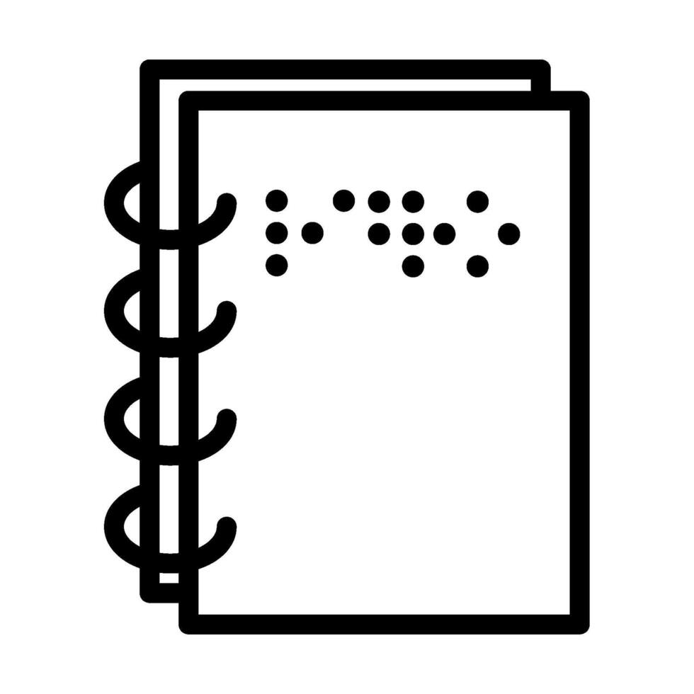 A notebook with dots on it vector
