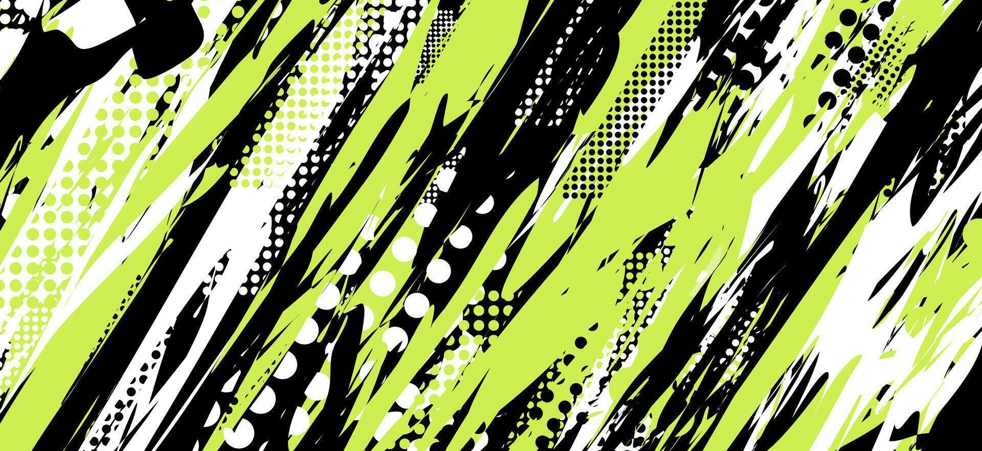 abstract grunge background with black and white stripes vector