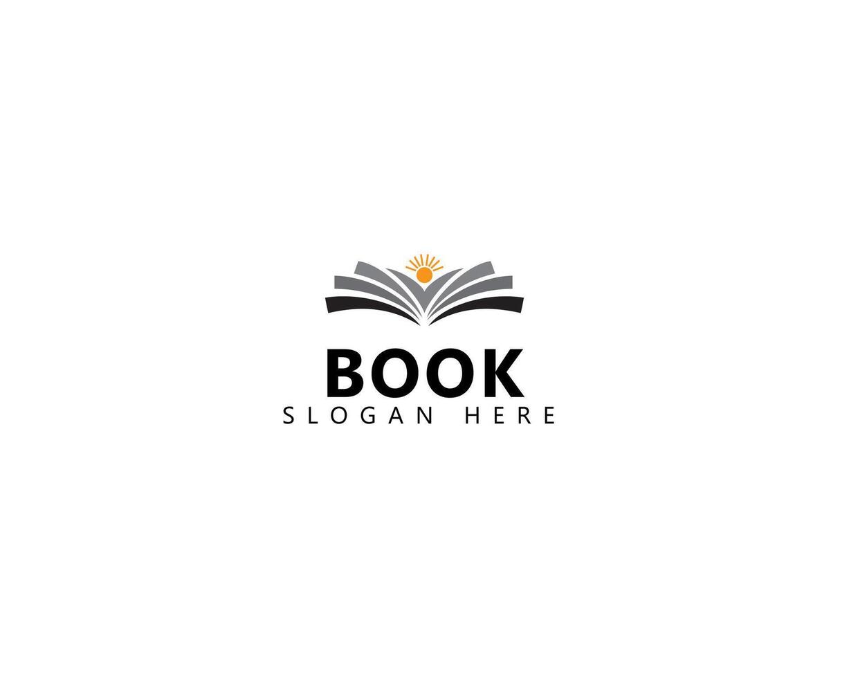 Creative Logo Design for Book and Reading Technology Blog vector