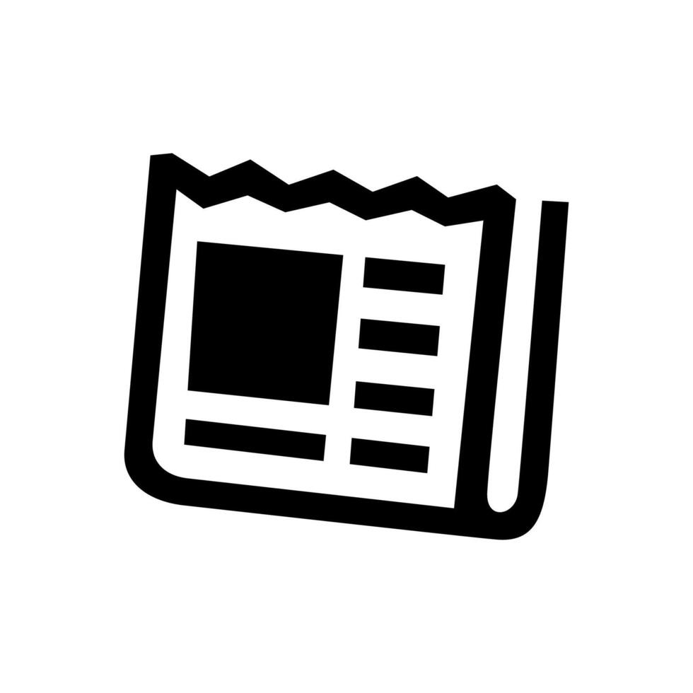 newspaper icon simple design illustration vector