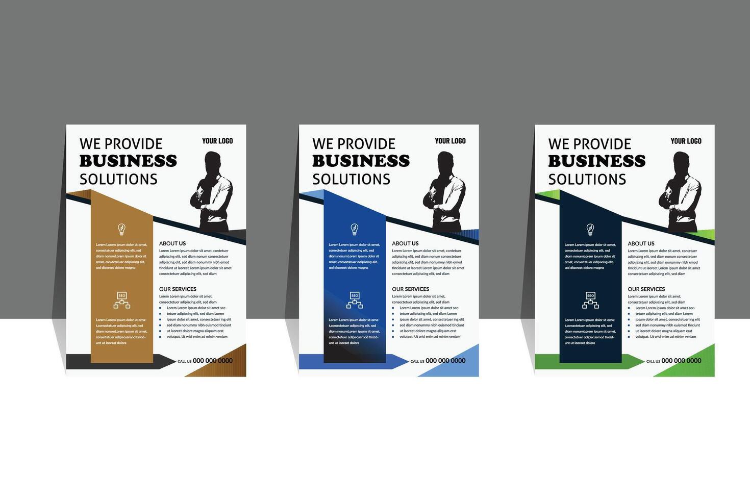 Corporate Flyer design for any businesss or corporate vector