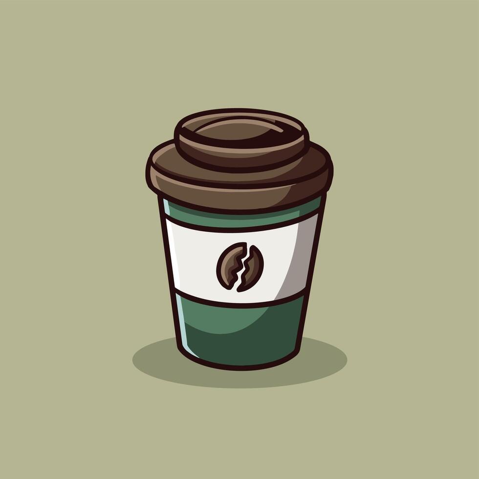 coffee cup illustration vector