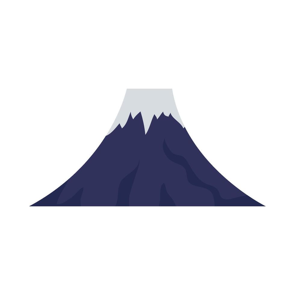 Mount fuji icon illustration vector