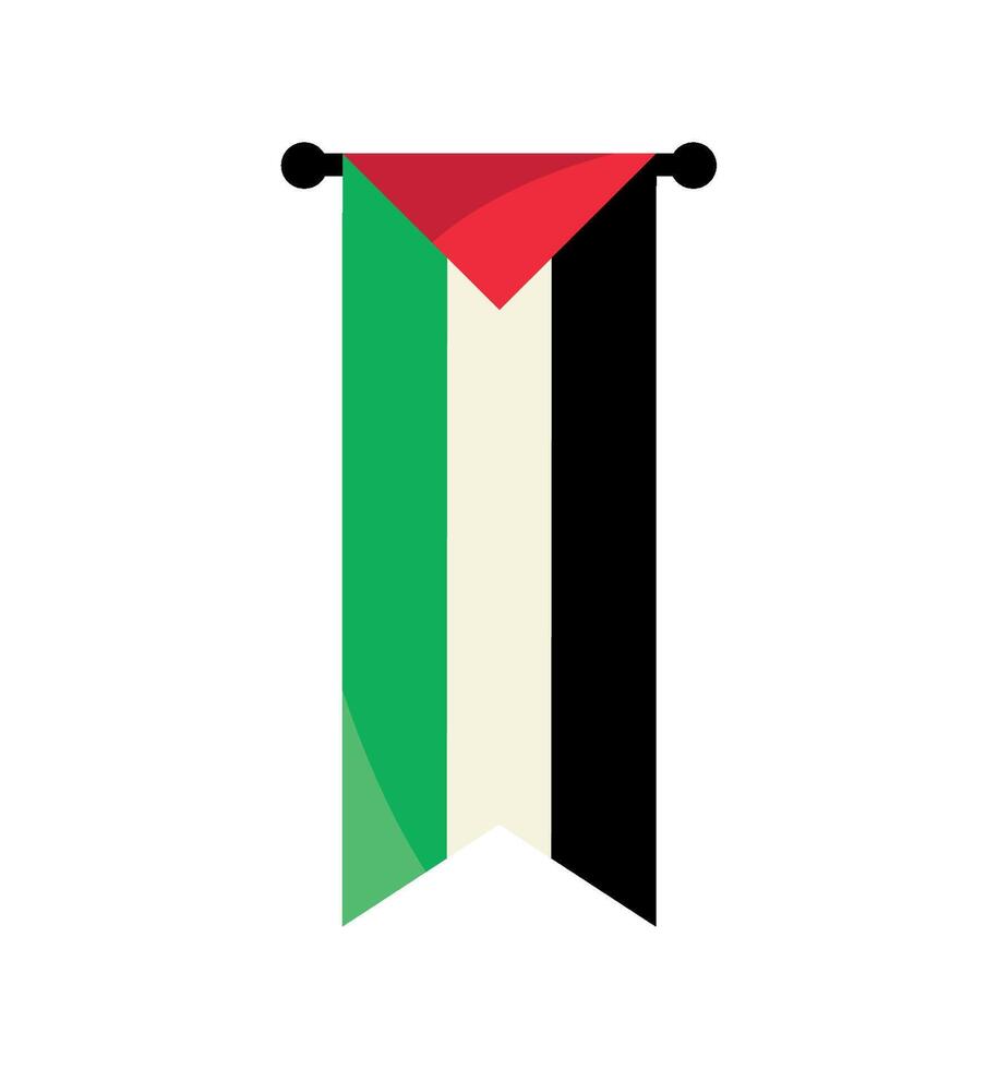 Palestine flag price 1 credit usd 1 vector
