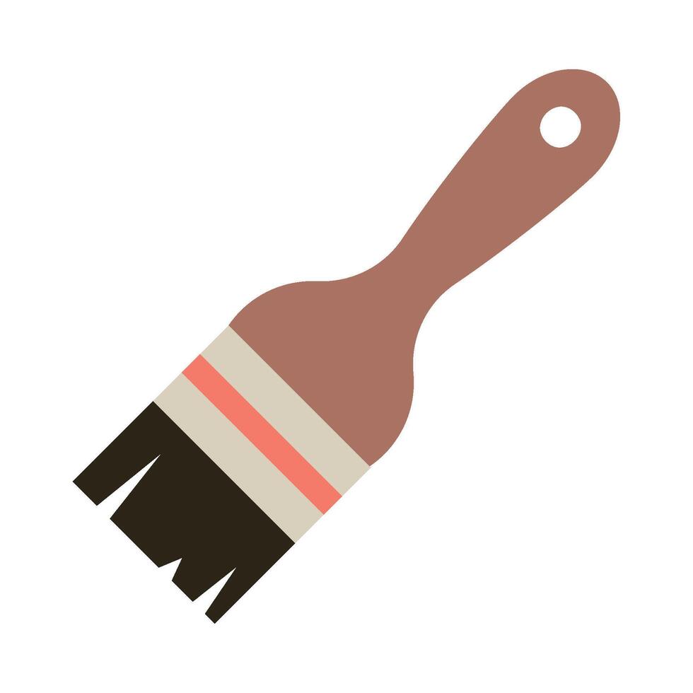 A paint brush icon on a white background vector