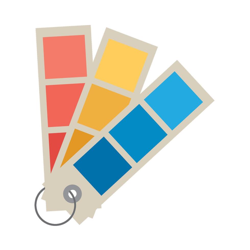 Color swatches icon illustration vector