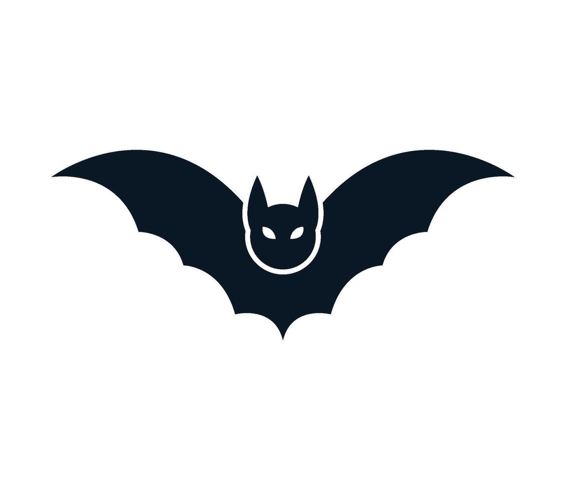 Bat icon on white background vector